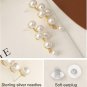Long Pearl Earrings Pearl Drop Earrings Pearl Statement Earrings for Women Pearl