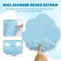 Keyboard Cloud Mouse Pad Wrist Rest,Memory Foam with Non-Slip Base for Typing Pa