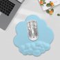 Keyboard Cloud Mouse Pad Wrist Rest,Memory Foam with Non-Slip Base for Typing Pa
