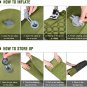 Portable Sleeping Pad for Camping - Ultralight Camping Mat with Pillow & Foot Pu