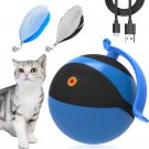 Cat Toy, Automatic Moving Ball Bundle Feather Kitten Interactive Toys in Pack, S