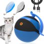 Cat Toy, Automatic Moving Ball Bundle Feather Kitten Interactive Toys in Pack, S