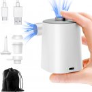 Mini Air Pump for Inflatables Portable, Electric 4000Mah Type-C Rechargeable Qui