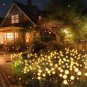 Solar Lights for outside 2 Packs 20 LED (Total) Solar Garden Lights Warm White 2