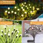 Solar Lights for outside 2 Packs 20 LED (Total) Solar Garden Lights Warm White 2