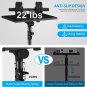 Projector Stand Tripod from 23.5" to 46.5", DECOSIS Laptop Tripod Stand Height A