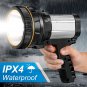 55W Spotlight Flashlight&iuml;&frac14;�6000 Lumen Rechargeable Led Flashlight&iuml;&frac14;�Outdoor Home Han