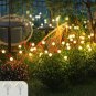 2 Packs Upgraded Solar Swaying Light 8 Leds Solar Garden Lights Outdoor Waterpro