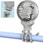 Stroller Fan for Baby, Portable Clip on Fan with Flexible Tripod, Rechargeable C