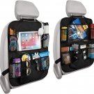 Car Backseat Organizer 2 Pack Waterproof and Durable Car Seat Organizer Kick Mat