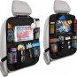 Car Backseat Organizer 2 Pack Waterproof and Durable Car Seat Organizer Kick Mat