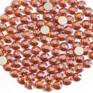 Beadsland 1440 Pieces Flat Back Crystal Rhinestones round Gems,Amber,Ss3,1.2-1.4