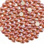 Beadsland 1440 Pieces Flat Back Crystal Rhinestones round Gems,Amber,Ss3,1.2-1.4