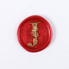 25Pcs Wax Seal Stickers Handmade Vintage Botanical Leaves Adhesive Letter Wax St