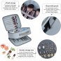 Make up Bag, 2 in 1 Makeup Jewelry Bag Make up Organizers and Storage Bag Cosmet