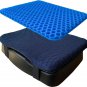 Bridgeshine Rowing Machine Seat Cushion,Anti Slip Gel Rower Mat Pad Compatible C