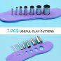 Clay DIY Tool Set, Acrylic Clay Roller, Acrylic Sheet, Stainless Steel round Cir