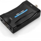 BNC to HDMI Video Converter Box for Security Cameras Dvrs, BNC Adapter with Audi