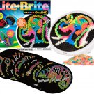 Lite Brite Oval High Definition - Light up Toy – 650 Mini Pegs, 8 HD Design Temp