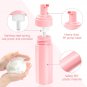 Foam Pump Bottle 5.1Oz/150Ml Pink Empty Foam Bottle Pump, Travel Foam Bottle for