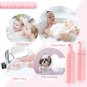 Foam Pump Bottle 5.1Oz/150Ml Pink Empty Foam Bottle Pump, Travel Foam Bottle for