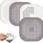 COMNICO Tub Stopper 4 Pack Silicone Drain Plug Hair Stopper Shower Drain Covers