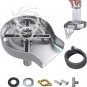 Metal Glass Rinser for Kitchen Sink Faucet, Cup Washer Sink Attachment, Glass Cu