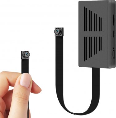 64GB Hidden Camera DIY 1080P Mini Portable Spy Camera Covert Nanny Video Recorde