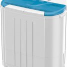 Portable Washing Machine, 14Lbs Mini Twin Tub Washer Compact Laundry Machine wit