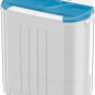 Portable Washing Machine, 14Lbs Mini Twin Tub Washer Compact Laundry Machine wit