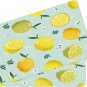 Coffee Mat for Countertops, Summer Lemons Yellow Sweet Tropical Dish Drying Mat