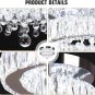FRIXCHUR Modern Crystal Chandeliers Flush Mount Crystal Ceiling Light LED Raindr