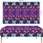 Outer Space Party Tablecover, 4 Pcs Birthday Party Decorations Plastic Tableclot