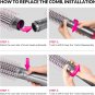 Hair Dryer Brush, Negative Ionic Blow Dryer Brush, Detachable Brush Head Attachm