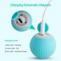 Automatic Rolling Cat Ball Interactive Smart Toy, Indoor Cat Moving Toy Bouncing