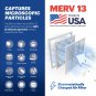 BNX Trufilter 20X20X1 Air Filter MERV 13 (4-Pack) - MADE in USA - Electrostatic