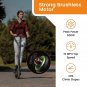 Electric Scooter N40, 350W Motor & 10" Pneumatic Tires,25-35 Miles Range,18.6Mph