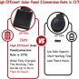 2PCS 10 Head Solar Powered Firefly Lights, 10 LED Outdoor Waterproof Solar Starb