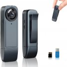 Mini Body Camera, 1080P 64GB Body Worn Camera with Upgraded Clip, Wearable Camco