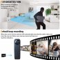Mini Body Camera, 1080P 64GB Body Worn Camera with Upgraded Clip, Wearable Camco