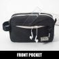 High Capacity Pen Case Black, Durable Pencil Bag Stationery Pouch Zipper, Portab