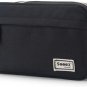 High Capacity Pen Case Black, Durable Pencil Bag Stationery Pouch Zipper, Portab