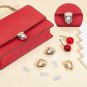 4 Sets Tuck Lock Clasp Catch, Purse Thumb Lock Duck Tongue Lock Metal Handbag Bu