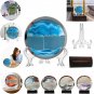 Moving Sandscapes, Moving Sand Art Picture round Glass 3D Deep Sea Sandscape in