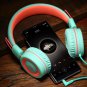Kids Headphones- K11 Foldable Stereo Tangle-Free 5Ft Long Cord 3.5Mm Jack Plug i