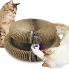 2022 New Folding Cat Scratch Board - Comes with Toy Kring Ball, Cat Grinding Cat