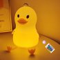 Duck Silicone Night Light,Cute Duck Kids Lamp,16 Colors Changing Remote Control