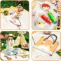 New Multi-Functional Cartoon Outdoor Picnic Blanket That Can Hold Items, 62''X58