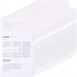 45Pcs Plastic Folders, Clear Folders Project Pockets for A4, Document Folders fo