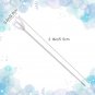 100PCS Corsage Boutonniere Pins Teardrop Pearl Head Pins White Straight Head Pin
